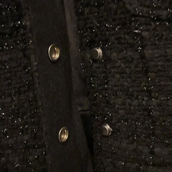 NWOT LAUNDRY BY SHELLI SEGAL WOMEN’S SINGLE-BREASTED SKIRTED TWEED COAT. - Picture 13 of 16